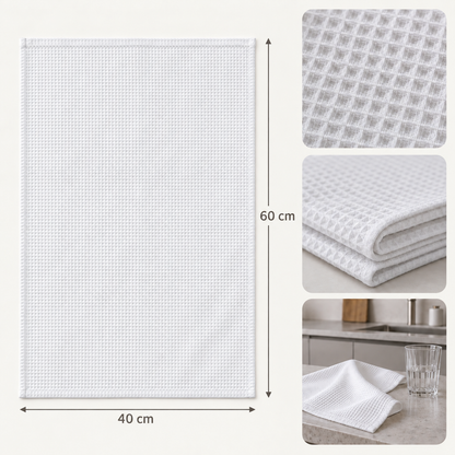 Kitchen Towel (tea towel) with a picture of a dog/cat – Personalised #0096771 — Tea towel dimensions 40 × 60 cm