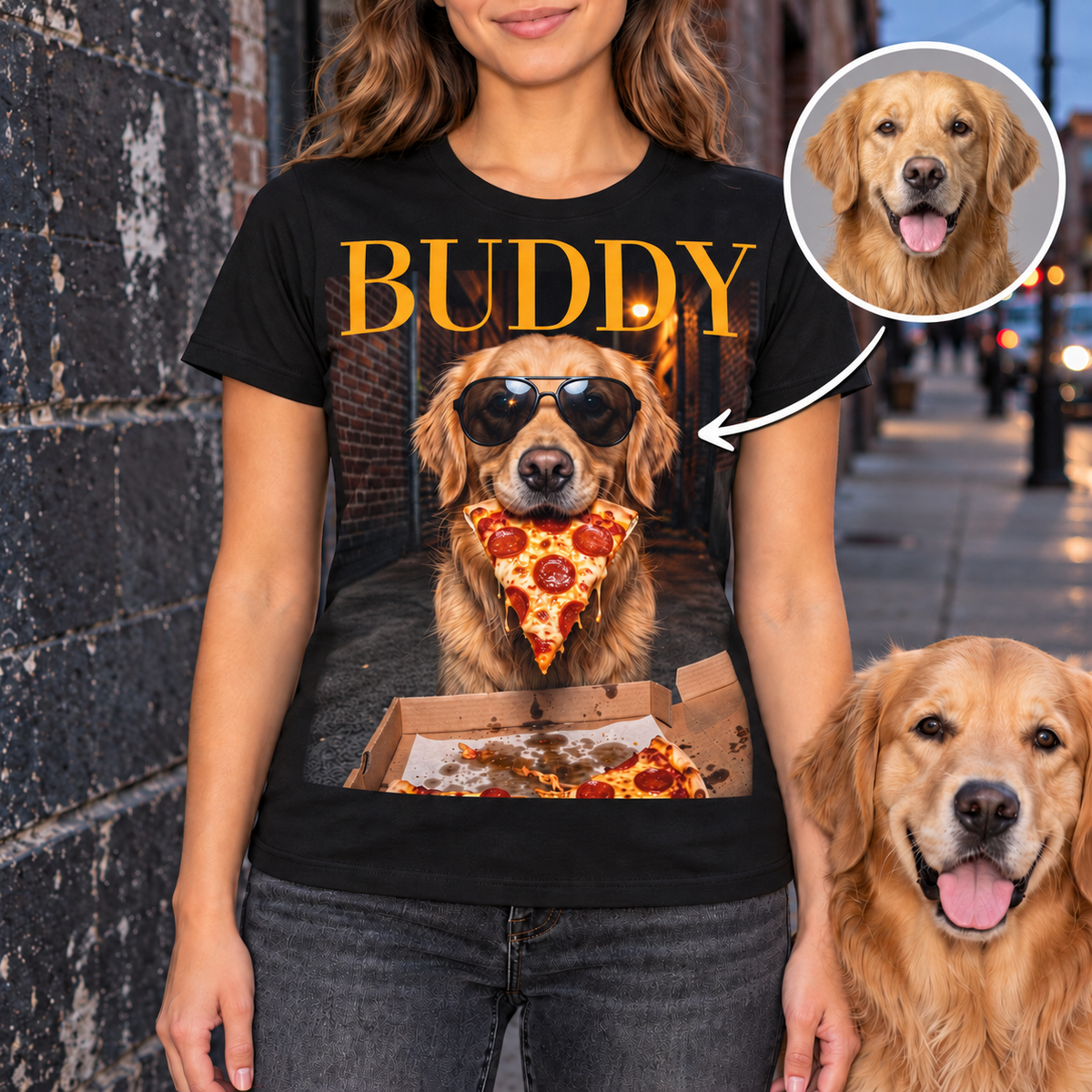 T-shirt with a photo of a dog – in various styles – Personalised #9001581 [PC-GALLERY:cmuvkt93800g6rww4txoyj1lg:84528291-e2e8-4b4c-b3e7-5a1b5423ee49:e2b0aca411a373a6a3fcdc6999a5845383a45f1c630320dcb7ec8f94b693b5eb]