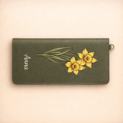 Personalised wallet with a birthday flower and name [PC-GALLERY:cmv77mkft00lfmrabph8031ir:9ee98d73-1b45-4b5e-b7ca-56ab3df27d36:bb84d41bdad531136ccef1f8687ceeafd34fcb37fe5d2e76b9516de8e4a01b56]