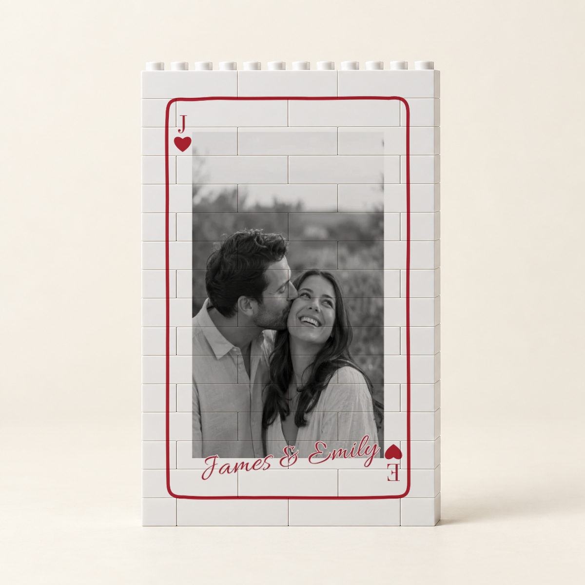 Personalised photo building blocks #90371 - James & Emily preview