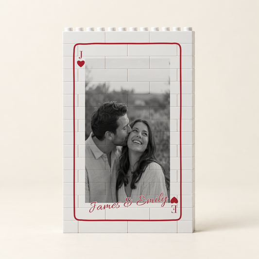 Personalised photo building blocks #90371 - James & Emily preview