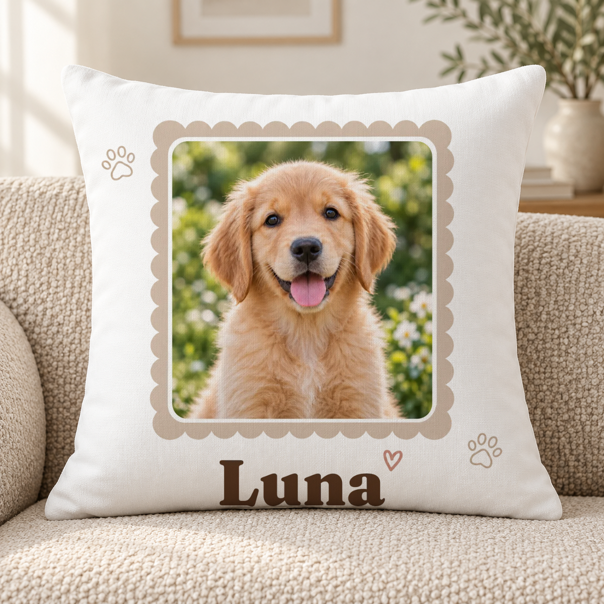 Dog/cat photo cushion – Personalised #52207