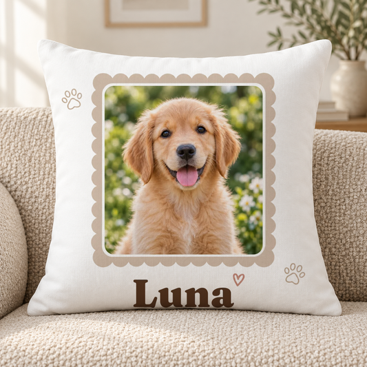 Dog/cat photo cushion – Personalised #52207