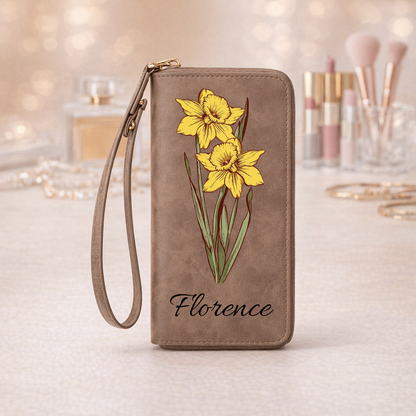 Personalised wallet with a birthday flower and name [PC-MOCKUP:cmv77mkft00lfmrabph8031ir:a7ce8ef4ec2db0f72cd90883:a7ce8ef4ec2db0f72cd9088327faab4c827fc2204d3452916ca89a12636f3511]