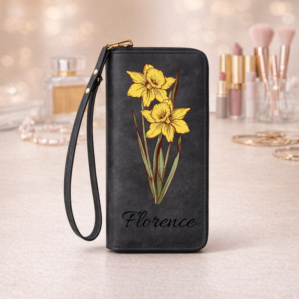 Personalised wallet with a birthday flower and name [PC-MOCKUP:cmv77mkft00lfmrabph8031ir:7cbf1c98061e5287b2f40a4c:7cbf1c98061e5287b2f40a4c9054118b212dd15745770ee8f8c366e71aac176e]