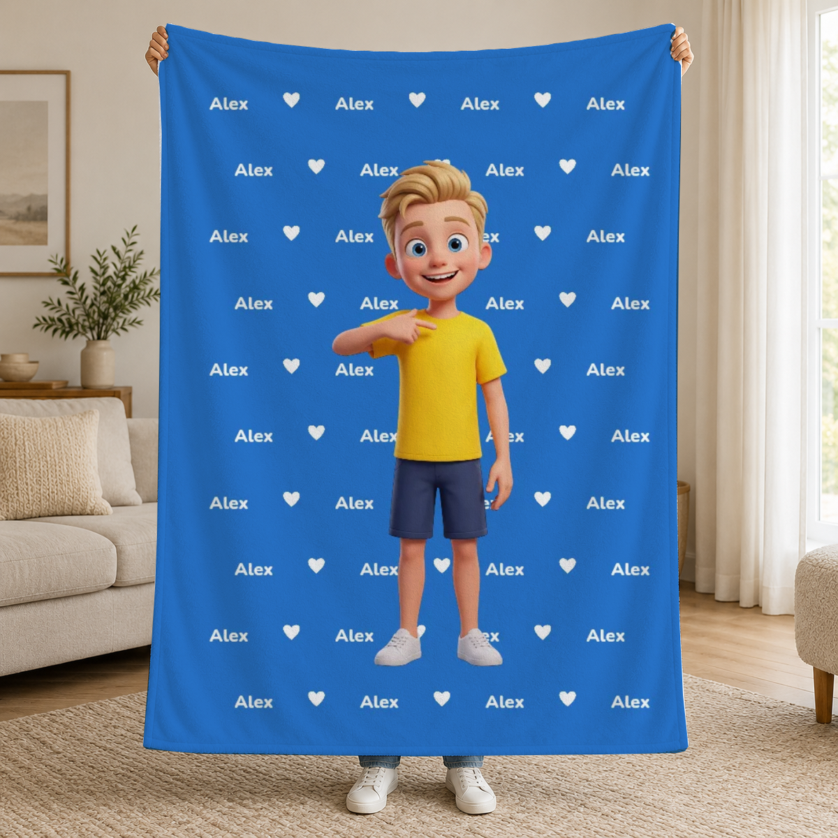 Blanket featuring your 3D character and name – Personalised #61843 [PC-MOCKUP:cmvf1wzuc0037oytj83534j6y:59931d716c31901371c82bcb:59931d716c31901371c82bcb293488fdc14e7cb3a9366a997efdb42bdb633d21]